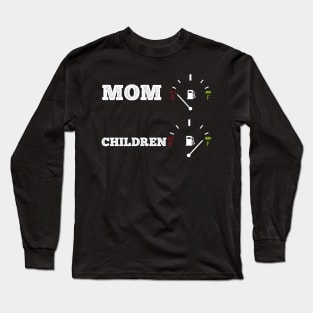 Funny mom mother children baby family gift idea Long Sleeve T-Shirt